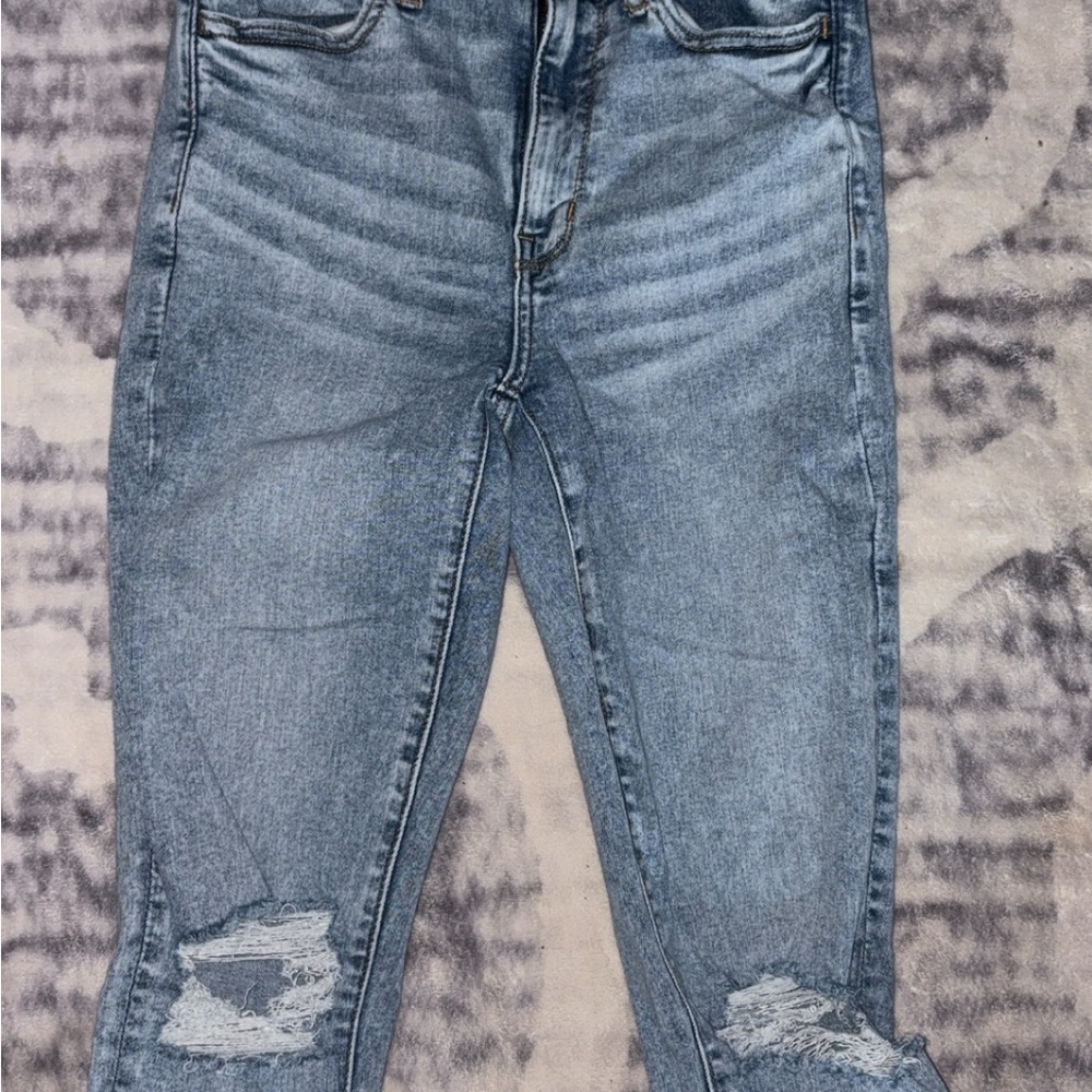 Womens American Eagle Blue Distressed Jeans